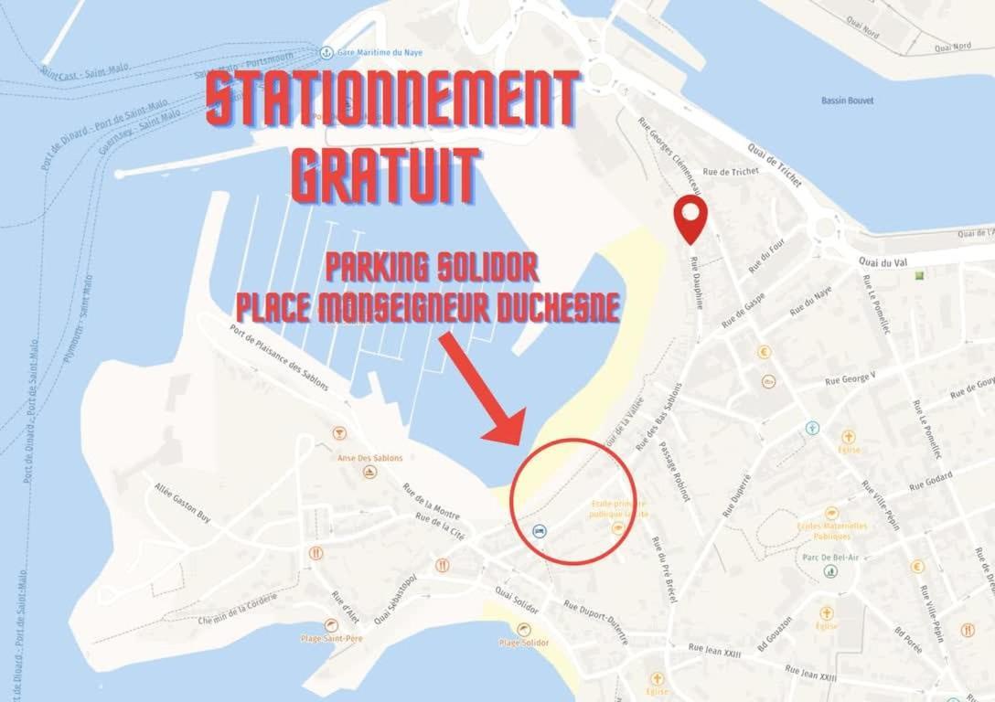 L'Atelier - Plage A 50M Et Remparts A 500M サン・マロ エクステリア 写真